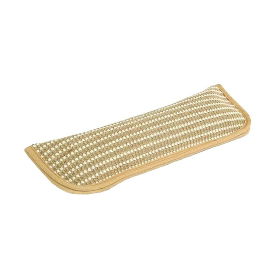 Cat Scratching Pad with Catnip, Non-Shedding Sisal Scratch Board for Claw Trimming and Play, Handmade Safe Cat Toy for Furniture Protection