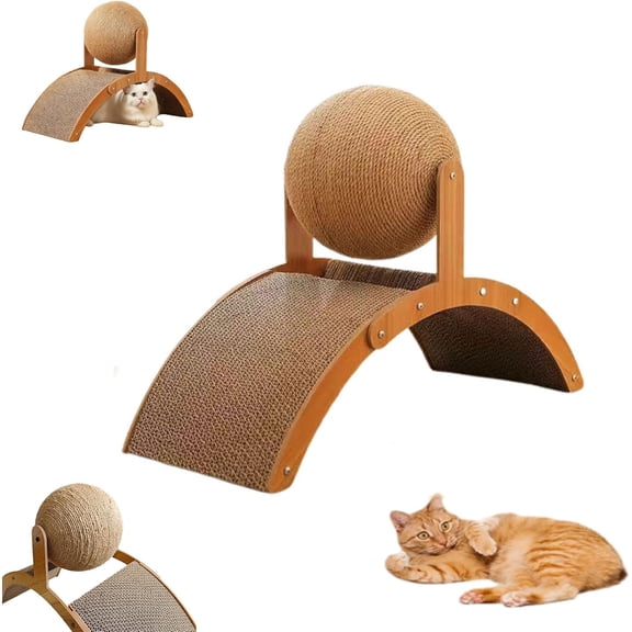 Cat Scratching Post, Arch Bridge with Ball