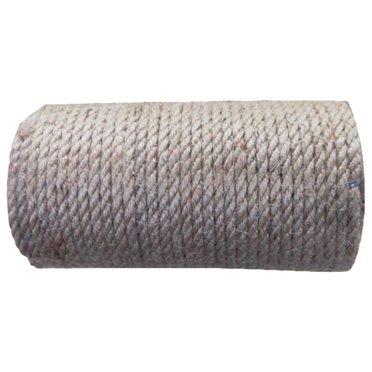 L-Shaped Cat Scratching Post - Sturdy Beechwood Base, 28.5 Inch Natural Sisal Pad, Protects Furniture