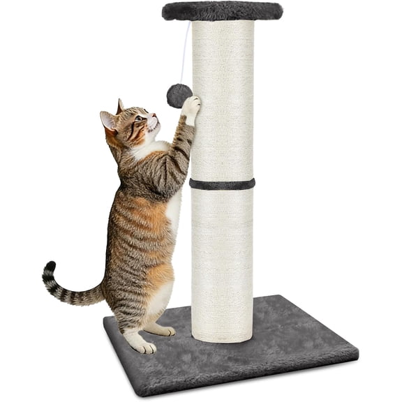 Cat Scratching Post , Large Diameter Natural Sisal Cat Scratch Post, Scratch-Resistant and Durable Tall Cat Scratcher for Indoor Cats, Protect Your Furniture