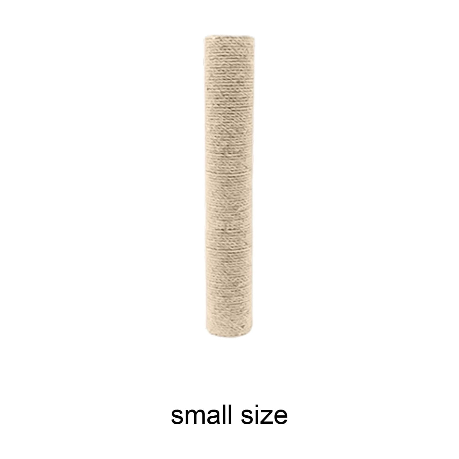 Cat Scratching Post Replacement - 12in Long x 2.4in Diameter White Sisal, Durable for Grinding Claws & Rubbing Itch, for Cat Cages, Cat Trees, Cat Toys, Cat Supplies