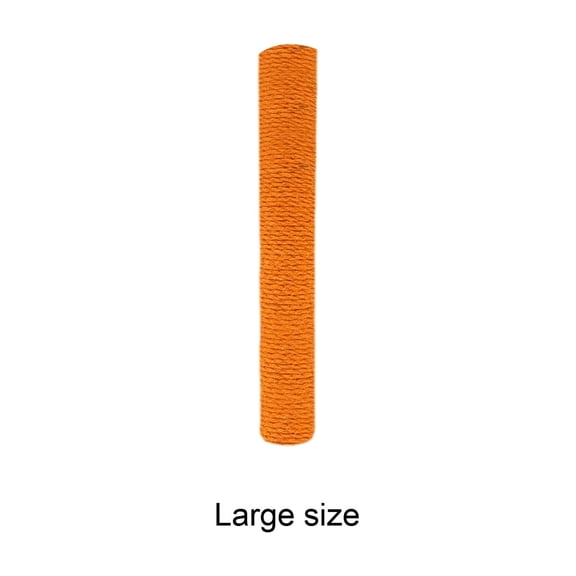 Cat Scratching Post Replacement, 16" Long (40cm) Orange Striped Jute, Cat Scratcher for Cage, Cat Climbing Frame, Cat Toy for Scratching & Grooming, Cat Scratching Column for Indoor Cats