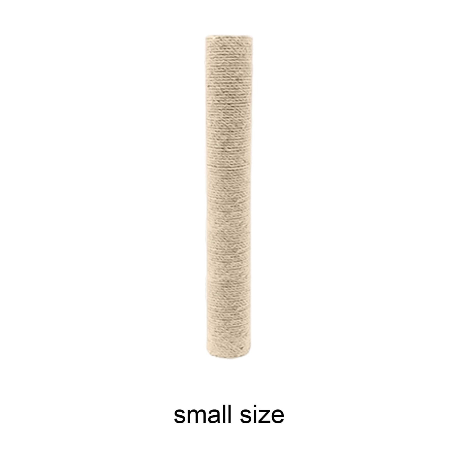 Cat Scratching Post Replacement - 16in Long x 2.4in Diameter White Sisal Cat Scratcher for Cat Cages, Cat Tree, Grinding Claws, Rubbing Itch, Durable Rope Cat Toy, Pet Supplies for Cats