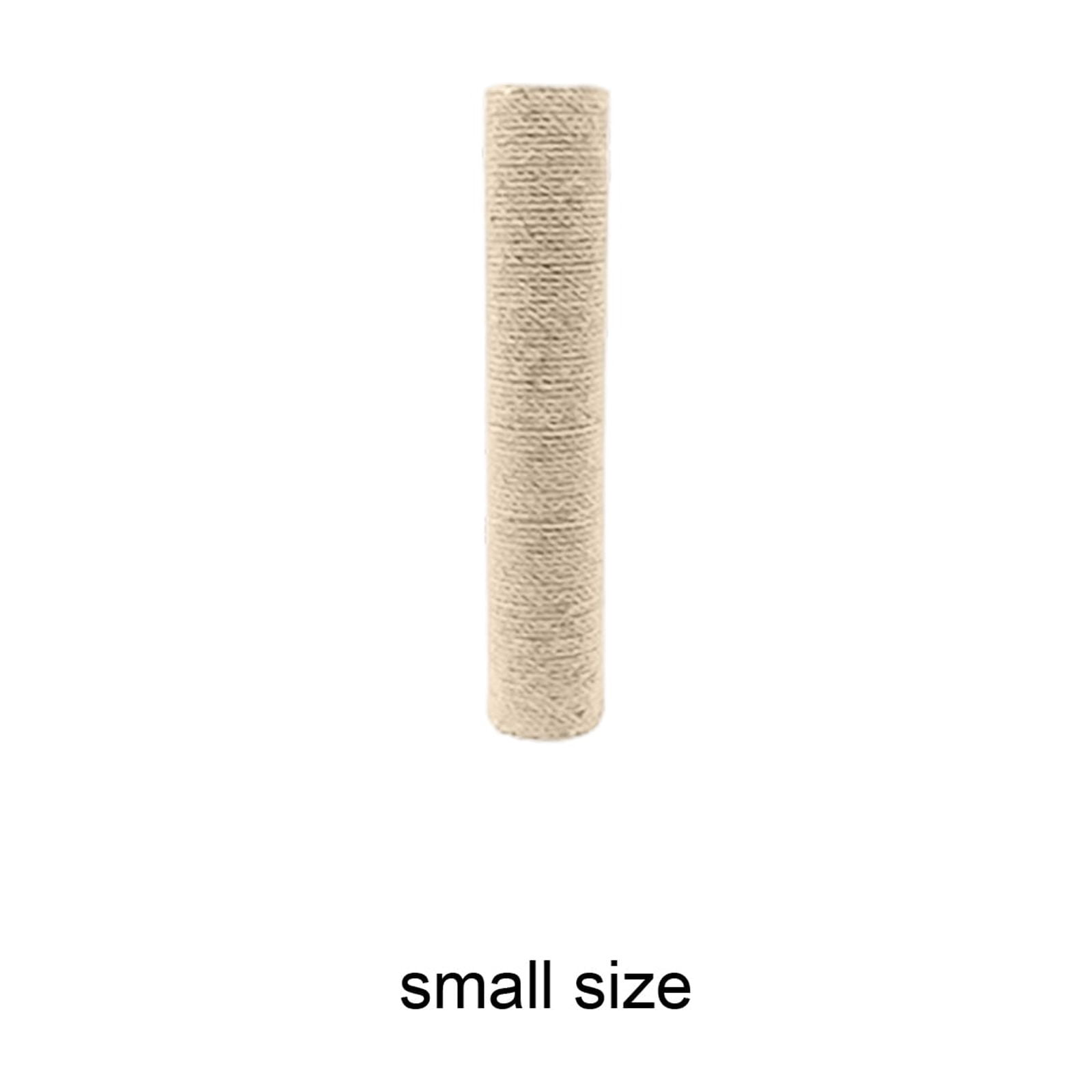Cat Scratching Post Replacement - 8" Long x 2.4" Diameter White Sisal for Cat Cage, Cat Tree, Grinding Claws, Grooming Fur, Cat Toys, Pet Supplies