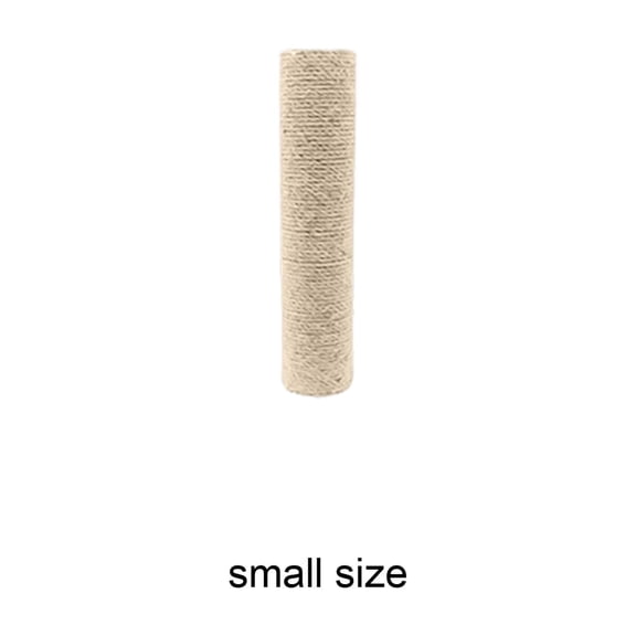 Cat Scratching Post Replacement, Natural Sisal Rope Cat Tree Parts for Furniture Repair, 3.14in Diameter Kitty Scratcher Pole, 6-20in Length
