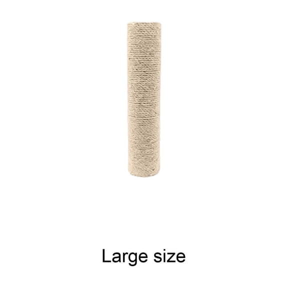 Cat Scratching Post Replacement, Natural Sisal Rope Cat Tree Parts for Furniture Repair, 3.14in Diameter Kitty Scratcher Pole, 6-20in Length