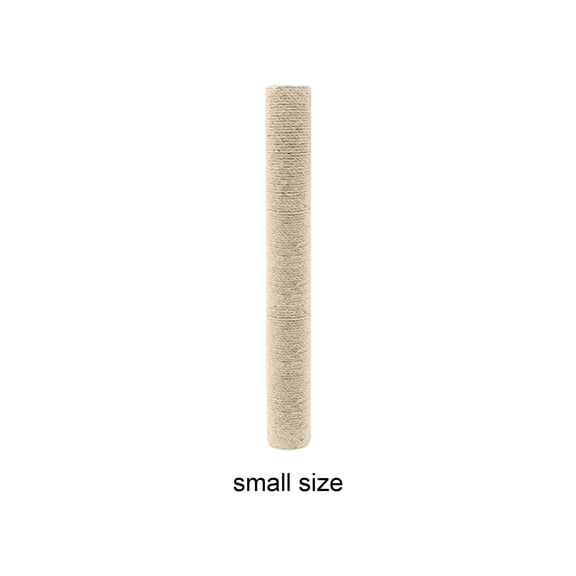 Cat Scratching Post Replacement, Natural Sisal Rope Cat Tree Parts for Furniture Repair, 3.14in Diameter Kitty Scratcher Pole, 6-20in Length