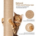 thumbnail image 1 of Cat Scratching Post Replacement, Sisal Pole Cat Tree Replacement Post with Screws, Scratcher for Indoor Kitten Tree Tower Spare Repair & Rebuild, Cat Gift (White), 1 of 6