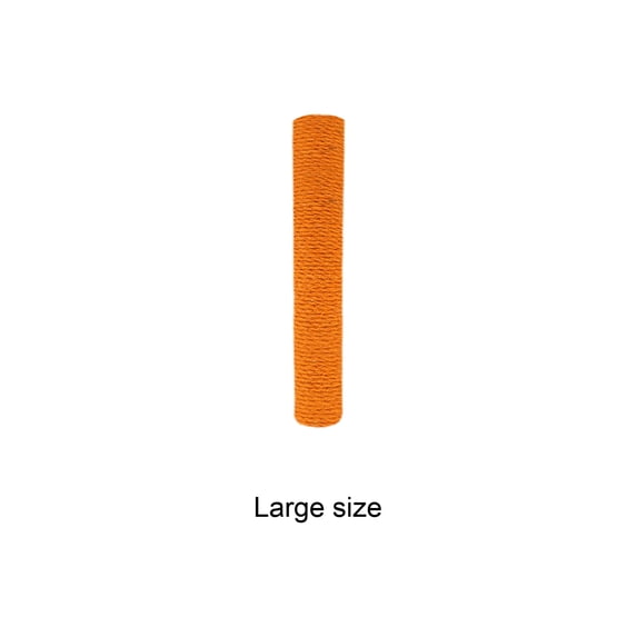 Cat Scratching Post Replacement, Sisal Rope For Cat Scratcher, 12X3 In, Orange Sisal, Cat Post Scratcher, Cat Entertainment For Indoor Cats, Large Size, 1 Pc