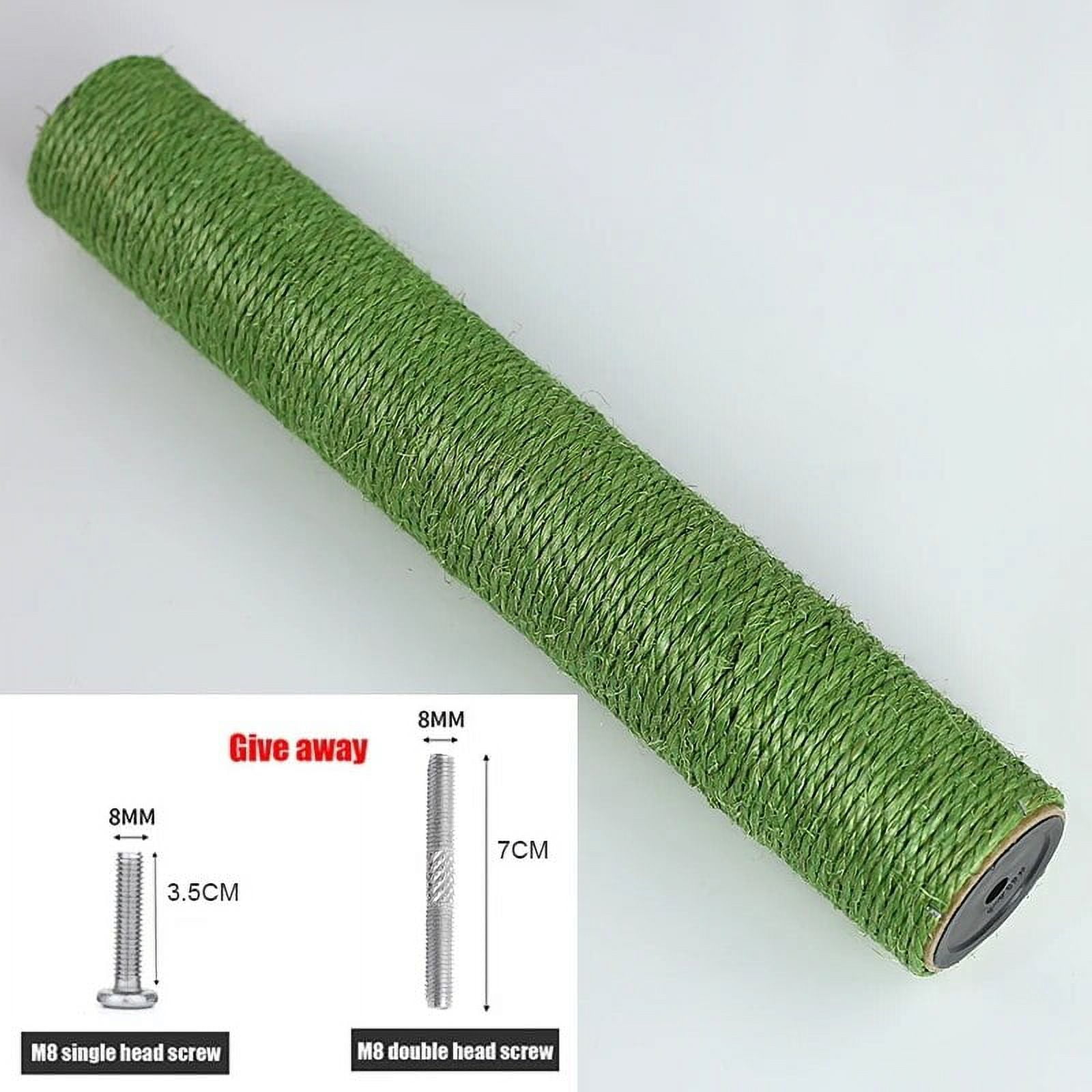 Cat Scratching Post Replacement Sisal Tree Refill Pole with M8 Screw