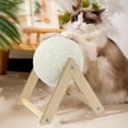 thumbnail image 1 of Cat Scratching Post with Rotating Ball, Sisal Cat Toy and Climbing Frame Accessory, Non-Tip Durable Cat Scratcher with Replaceable Rope for Indoor Cats Entertainment, 1 of 6