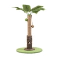 thumbnail image 1 of Cat Scratching Post Tall Vertical for Indoor Cats, Palm Tree Leaves Sisal Pole for Large Cats Kittens, Coconut Toy Wrapped in Rope, 1 of 5