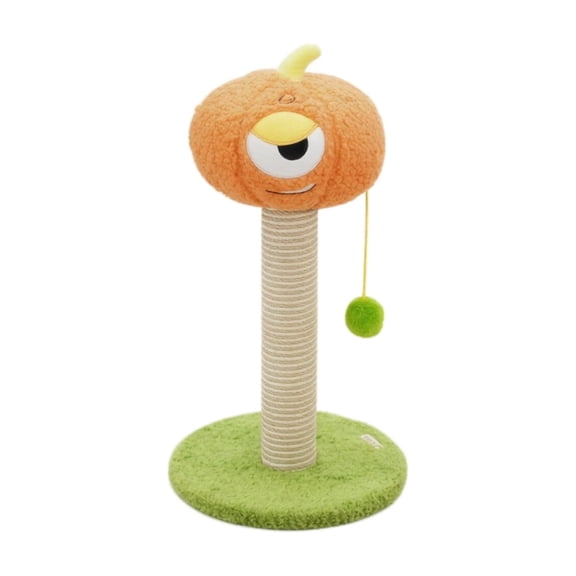 Cat Scratching Post for Kittens – Soft Velvet Base, Play Ball, Stable & Durable, Premium Jute Wrapping Non-Shedding Jute