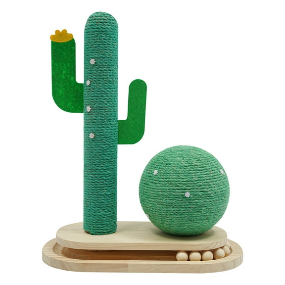 Cat Scratching Rack, Freestanding Green Cat Tree 35*20*44cm for Indoor