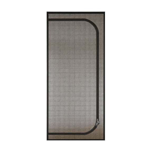 Cat Screen Door, Extra Tall Cat-Proof Mesh Gate, Fit Door Size 33.5" x 81.7", Anti Scratch Mesh with Zipper Closure, for Living Room, Kitchen, Bedroom