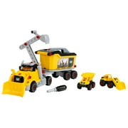 Cat  Screw Truck 4-In-1 Set - Theo Klein 23 Piece Assembly Construction Toy With Toolbox, Including Digger & Dumper, Kids Pretend Play, Toys For Children Aged 3+