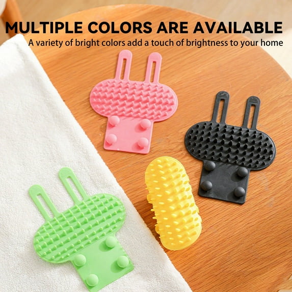 Cat Self Groomer Brush, Cats Face Scratchers Wall Corner, Self Massage Comb for Indoor, Black