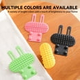 thumbnail image 1 of Cat Self Groomer Brush, Cats Face Scratchers Wall Corner, Self Massage Comb for Indoor, Yellow, 1 of 6