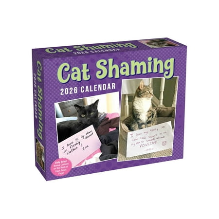 Cat Shaming 2026 Day-To-Day Calendar, (Paperback)