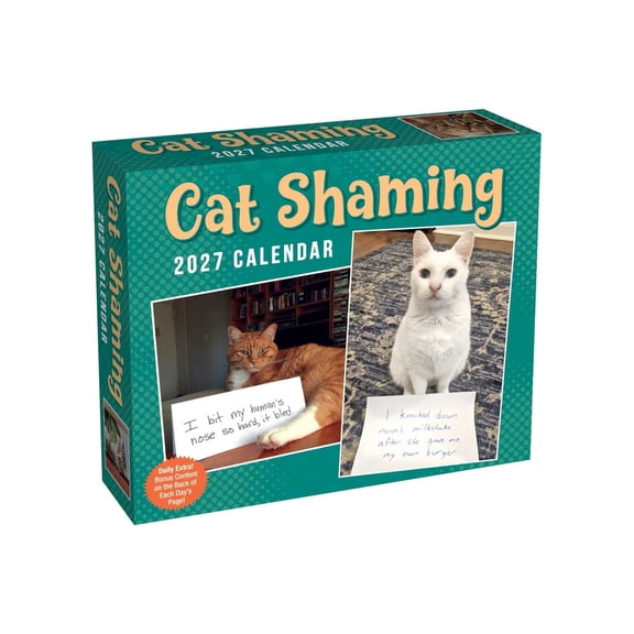 Cat Shaming 2027 Day-To-Day Calendar, (Paperback)