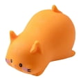 thumbnail image 1 of Cat Shape Squishy Fidget Toys for Adults Soft TPR Slow Rebound Tactile Gadget Minimal Desktop Indoor Accessory Orange White 1 Pack, 1 of 4