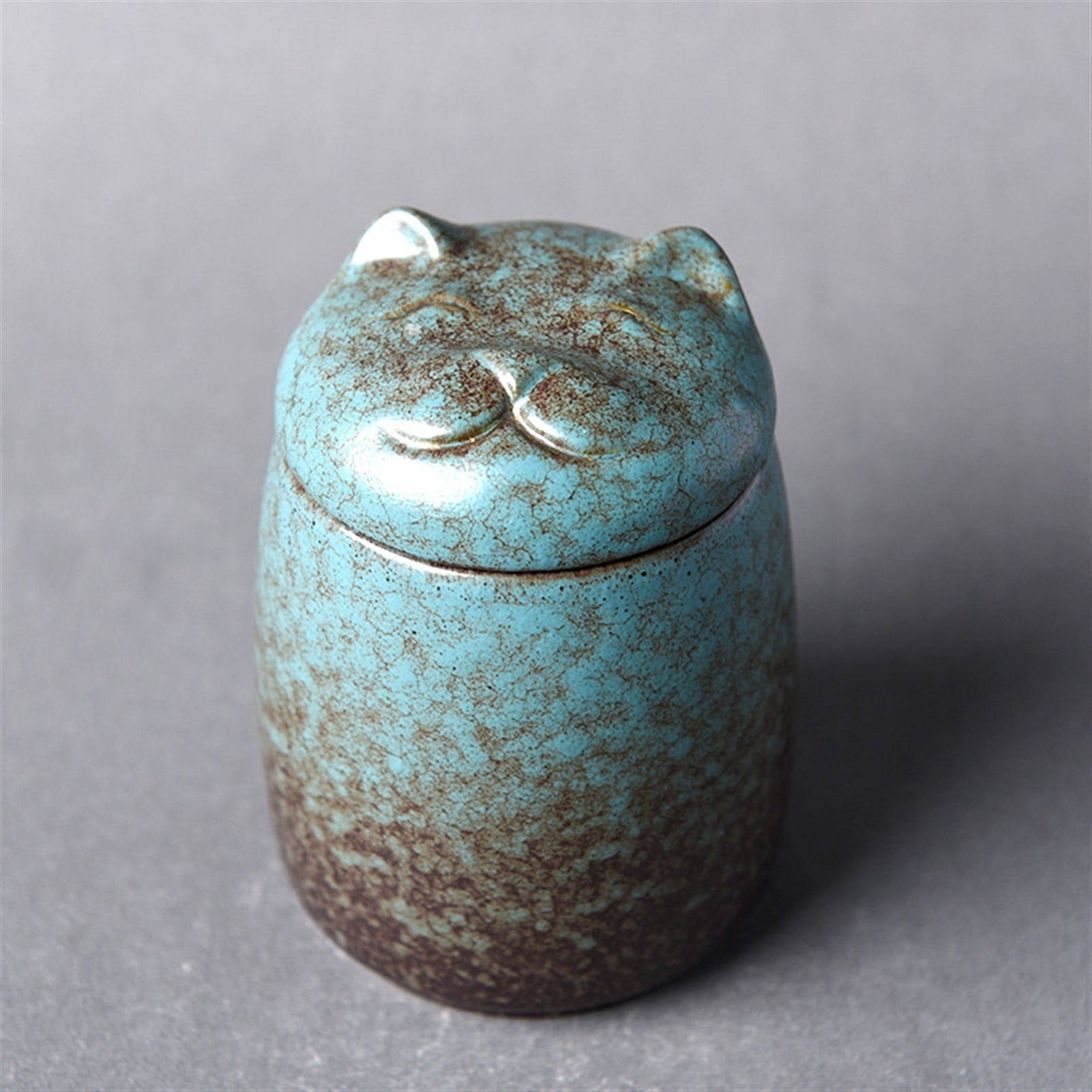 Cat Shape Urn For Pet Ashes Cat Shape Memorial Cremation Urns Handcrafted Black Decorative Urns Funeral Cat Urn Dog Urn