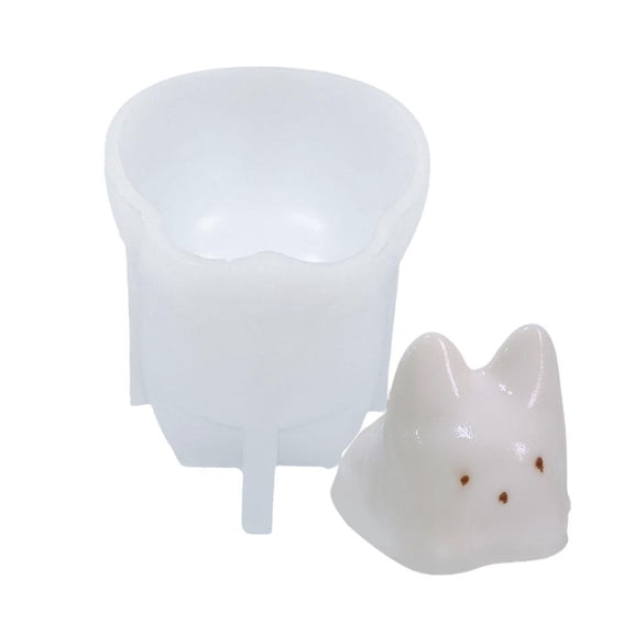 Cat Shaped Cream Pudding Silicone Mold, Cute Cat Jelly Mold Kitchen Baking Tools for Baking Lovers