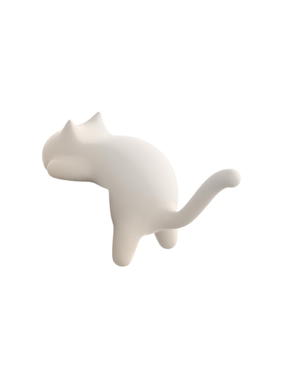 Cat Shaped Hook ABS Desktop Hanger Backpack Hooks Portable Desk Accessory Holder for Bags, Headphones, Keys