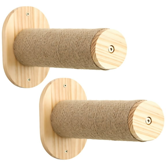 Cat Shelves for Wall, Wall Mounted Cat Furniture, Large Cats Set with Fukumaru Cat Wall Steps, Wooden Material, 11"