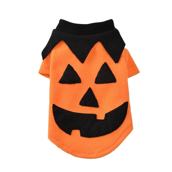Cat Shirt Dog Halloween T-Shirt Pumpkin Smiley Pet Sweatshirt Skin Friendly Small Dog Sweater Vest