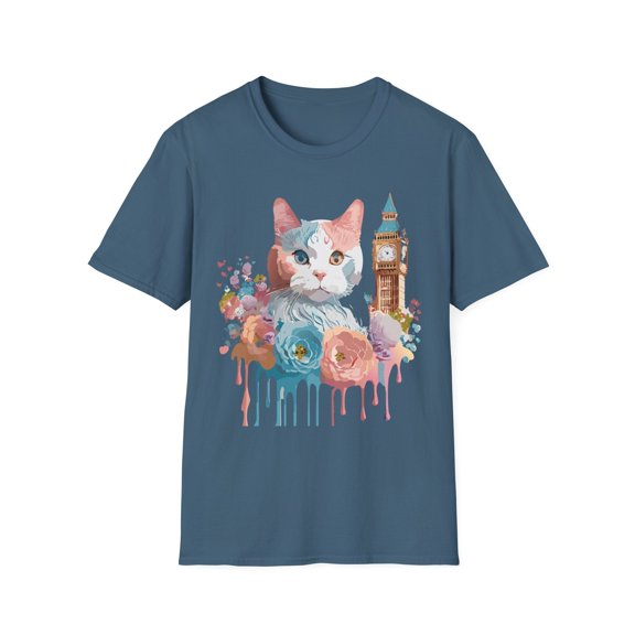 Cat Shirt, Shirt with Cat, Cats Tee, Kitten Tee