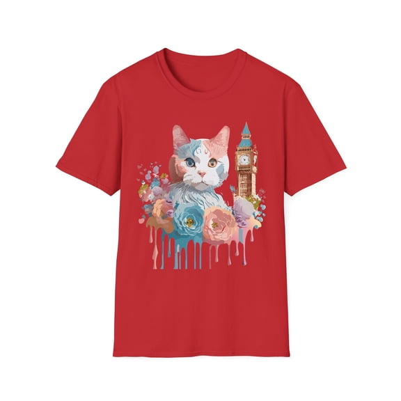 Cat Shirt, Shirt with Cat, Cats Tee, Kitten Tee