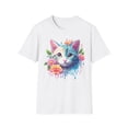 thumbnail image 1 of Cat Shirt Unisex Cat Lover Tee Premium Gildan Softstyle 64000 Lightweight, 1 of 98