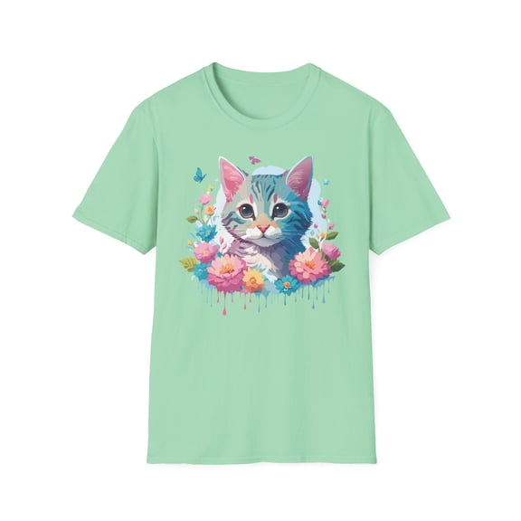 Cat Shirt, Shirt with Cat, Cats Tee, Kitten Tee