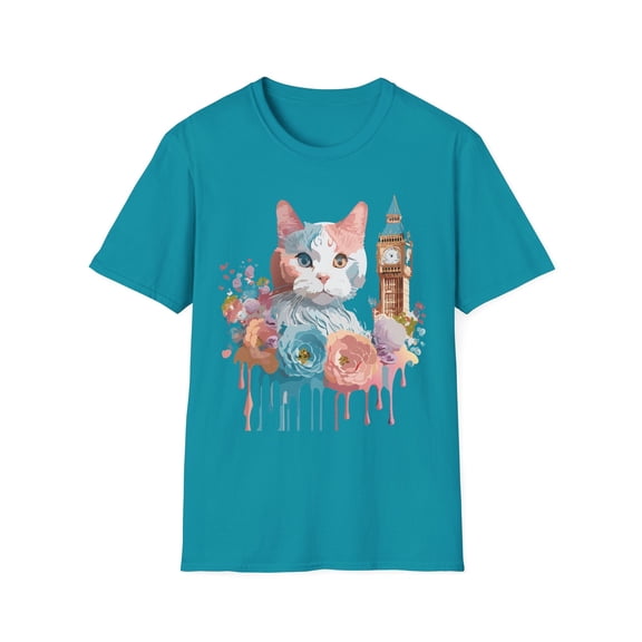 Cat Shirt, Shirt with Cat, Cats Tee, Kitten Tee