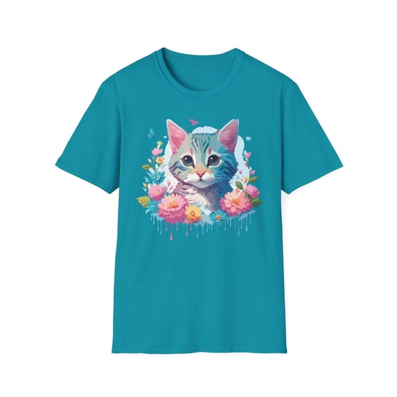Cat Shirt, Shirt with Cat, Cats Tee, Kitten Tee