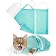 thumbnail image 1 of Cat Shower Net Bag Grooming Bathing Adjustable Washing Bag Multifunctional Cat Restraint Accessories Prevent Biting Scratching, Nail Trimming, Ears Clean, Keeping Calm, 1 of 7