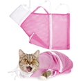 thumbnail image 1 of Cat Shower Net Bag Grooming Bathing Adjustable Washing Bag Multifunctional Cat Restraint Accessories Prevent Biting Scratching, Nail Trimming, Ears Clean, Keeping Calm, 1 of 7