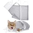 thumbnail image 1 of Cat Shower Net Bag Grooming Bathing Adjustable Washing Bag Multifunctional Cat Restraint Accessories Prevent Biting Scratching, Nail Trimming, Ears Clean, Keeping Calm, 1 of 7