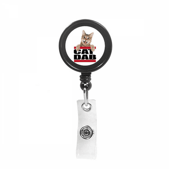Cat Shows Tap Sport Art Deco Fashion Retractable Keychain Badge Holder ID Badge