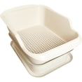 thumbnail image 1 of Cat Sifting Litter Box for Pine Pellets with Sifter Pan & Extra-Large 7-Day Waste Storage Tray, Sifting Cat Litter Box -Sturdy & Non-Stick, Less Tracking, Easy Clean, Odor Control, 1 of 8