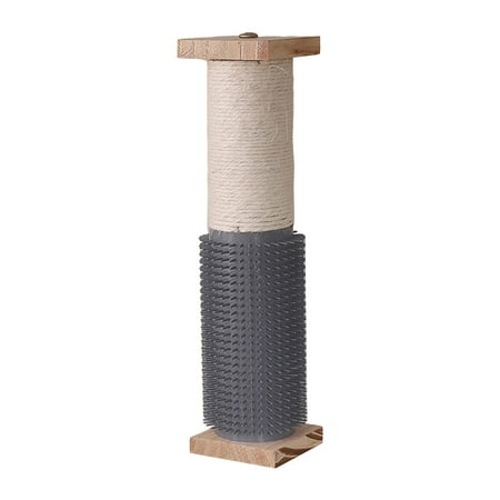 Cat Sisal Post Portable Climbing Grind Paws Furniture Protector Scratch Post Kittens Cat Scratcher Posts for Play Toys Gift Black