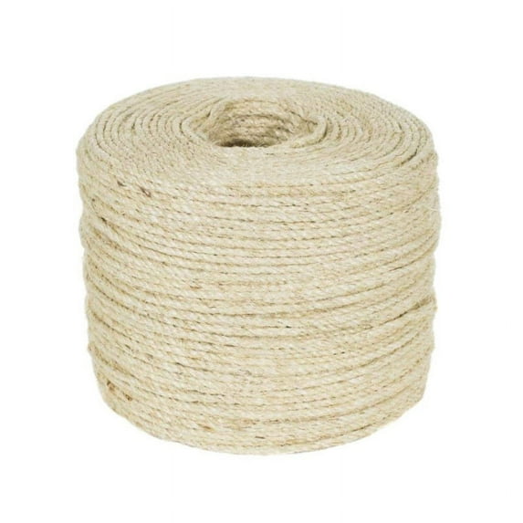 Cat Sisal Rope White Sisal Rope for Cat Scratching Post Tree Tower Replacement Repair and Replace, DIY Hemp Twine Rope for Kittens Shelves Furniture Window Bed Perch House Climbing
