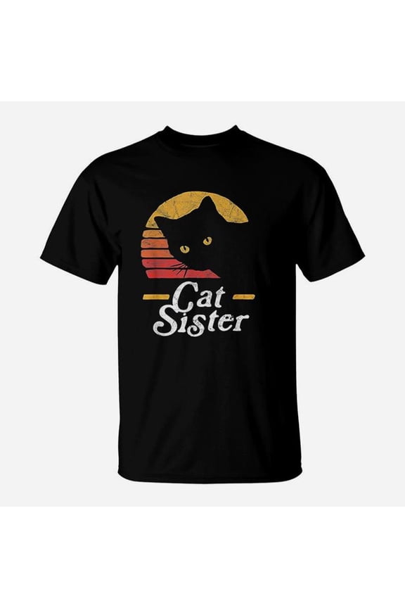 Cat Sister Eighties Style TShirt