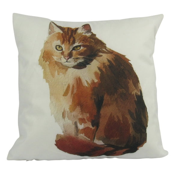 Cat |  Sitting | Cat Pillow | Cute Cat | Cat Gifts | Cat Decor | Cat Photo | Gifts for Cat Lovers | Accent pillow | Throw Pillow Covers