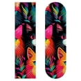 thumbnail image 1 of Cat Skateboard Stickers Pack of Two | Emery Surface PVC Back | 8.8x32.6in/22.4x83 cm | Skateboard Accessories, 1 of 5