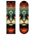 thumbnail image 1 of Cat Skateboard Stickers Pack of Two | Emery Surface with PVC Backing | 8.8x32.6in/22.4x83cm | Skateboard Accessories, 1 of 5