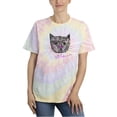 thumbnail image 1 of Cat Sketch Meows Tie Dye Spiral Women -Image by Shutterstock, Female Medium, 1 of 4