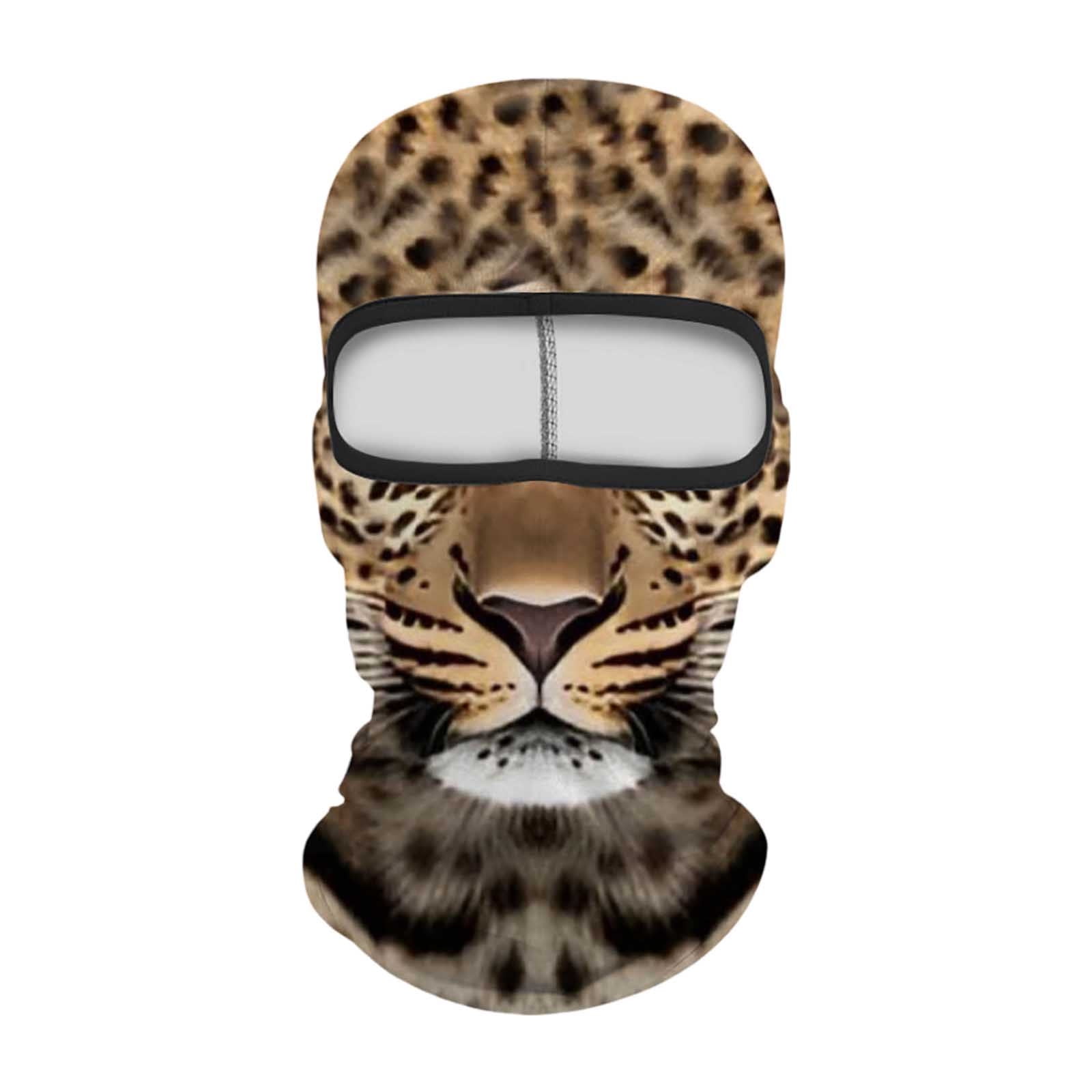 Cat Ski Balaclava, Cute Animal Face Mask for Winter Sports, Music