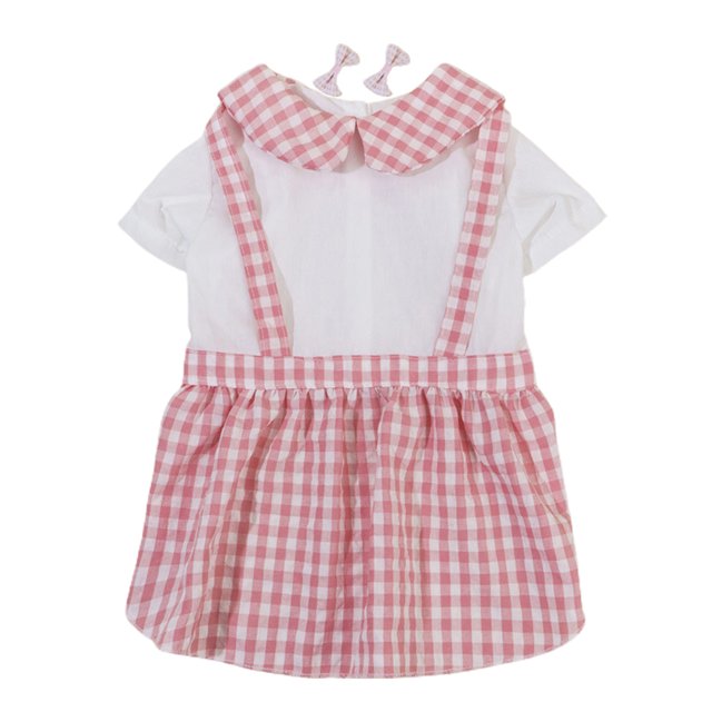 Cat Skirt Plaid Pattern Doll Collar Adorable Good Ductility Comfortable